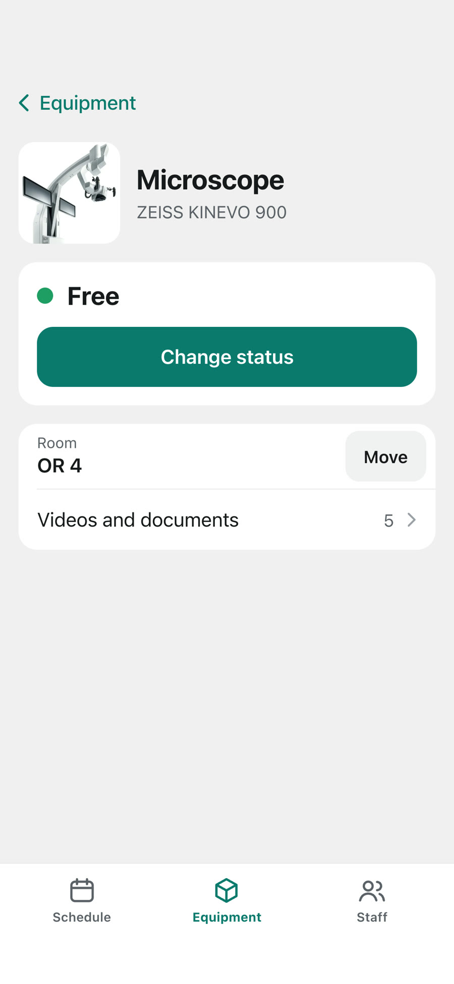 Phone: the microscope in OR 4, free